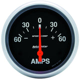 AutoMeter 3586 Traditional incandescent lighting illuminates around the perimeter of the dial