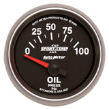 AutoMeter 3627 GAUGE, OIL PRESSURE, 2 1/16