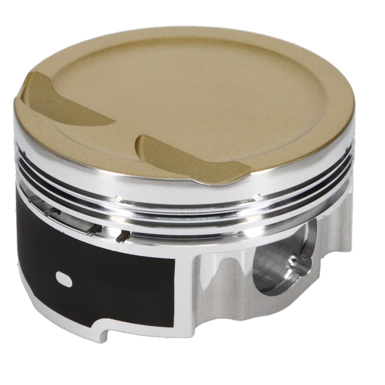 JE Pistons 367863 Piston Set, 2618, Inv Dome/Dish, 3.248 Bore, 1.155 CD, 0.905 Pin, Set of 4.