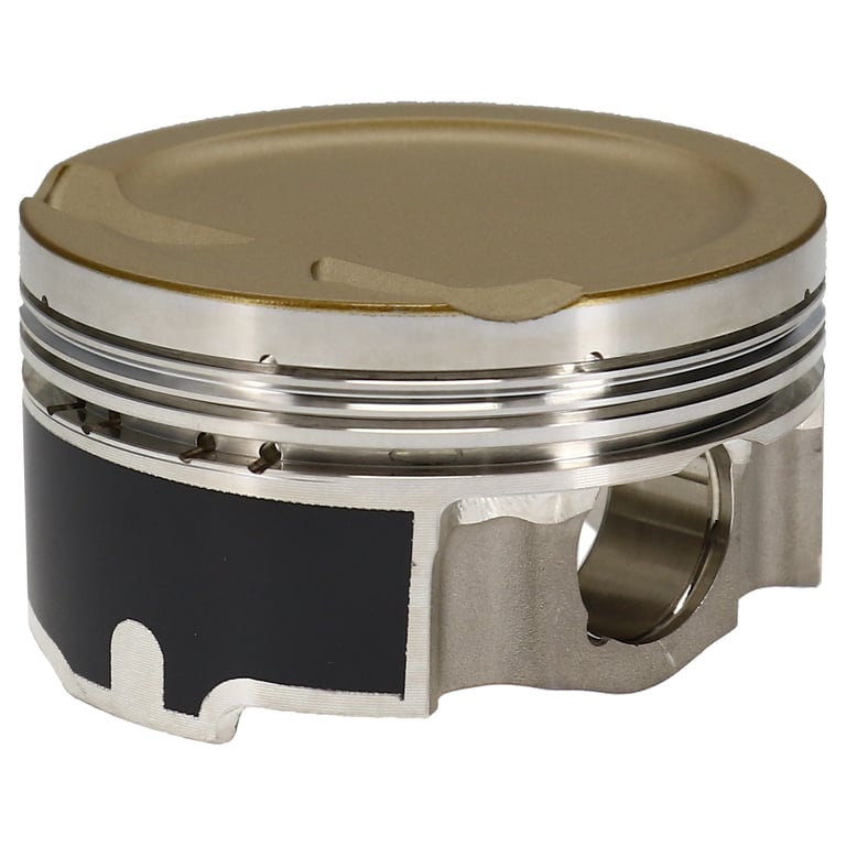 JE Pistons 367865 Piston Set, 2618, Inv Dome/Dish, 3.287 Bore, 1.155 CD, 0.905 Pin, Set of 4.
