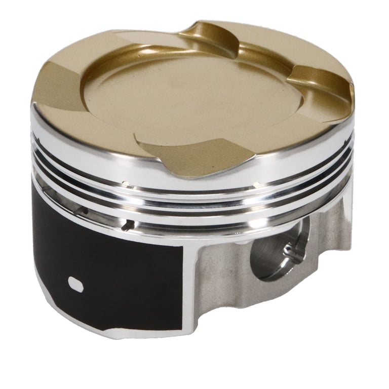 Load image into Gallery viewer, JE Pistons 367877 Piston Set, 2618, Inv Dome/Dish, 3.307 Bore, 1.244 CD, 0.866 Pin, Set of 6.