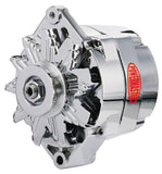 Powermaster Performance 37127 Alternator; 10si Internally Regulated; 100 Amp; 70 Idle; 1V; Chrome;