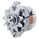 Powermaster Performance 37293-367 Alternator; 12si; 150 Amp; 100 Idle; 1V Pulley; Cone; Chrome;