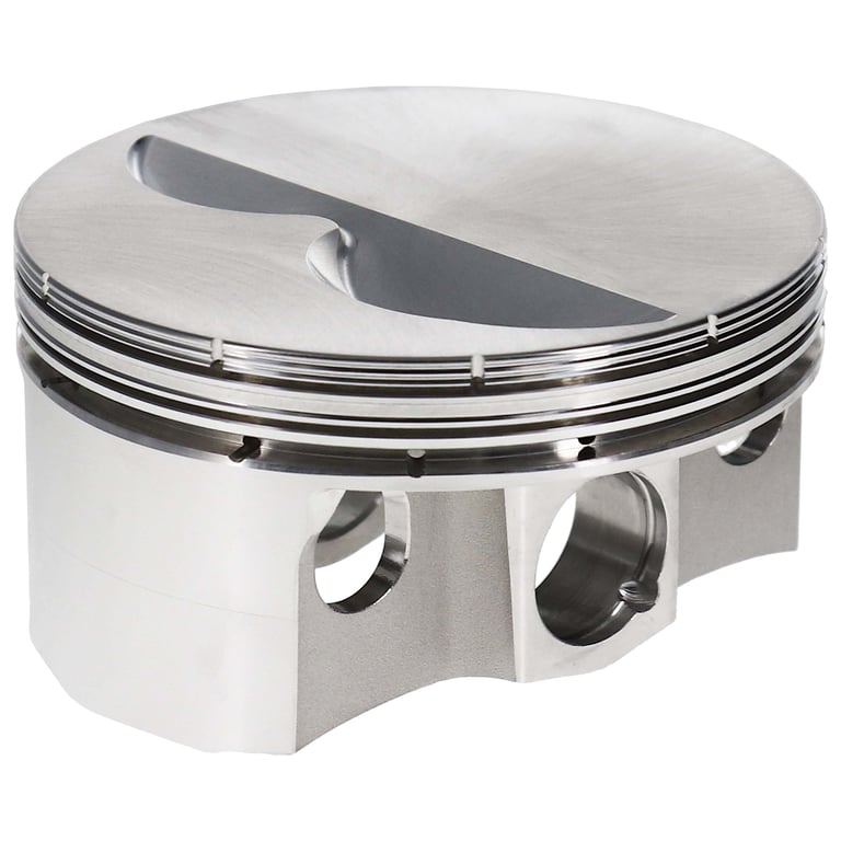 JE Pistons 373702 Piston Set, 2618, Flat Top, 4.045 Bore, 1.560 CD, 0.927 Pin, Set of 8.