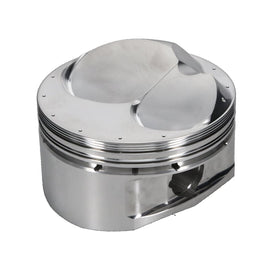 JE Pistons 378090 Piston Set, 2618, Dome, 4.125 Bore, 1.335 CD, 0.927 Pin Dia, Set of 8.