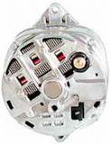Powermaster Performance 38112 Alternator; CS144; 200 Amp; 125 Idle; Chrome;