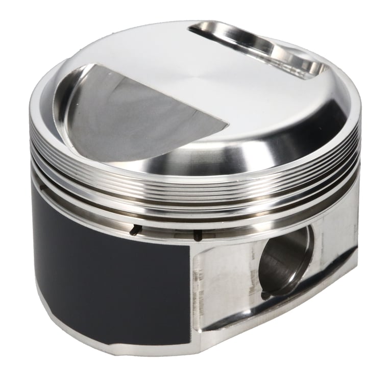 JE Pistons 381250 Piston Set, 4032, Dome, 3.543 Bore, 1.335 CD, 0.866 Pin Dia, Set of 6.