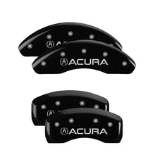 Load image into Gallery viewer, MGP Caliper Covers 39012SACUBK Set of 4: Black finish, Silver Acura