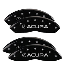 Load image into Gallery viewer, MGP Caliper Covers 39015SACUBK Set of 4: Black finish, Silver Acura