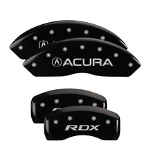 Load image into Gallery viewer, MGP Caliper Covers 39022SRDXBK Set of 4: Black finish, Silver Acura / RDX