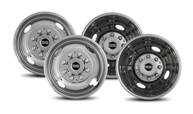 PACIFIC DUALIES 39-1608 2F &2R LUG WHL SKINS 16'