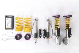 KW 39730265 Adjustable Coilovers, Aluminum Top Mounts, Rebound and Low & High Compression