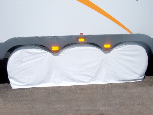 ADCO 3982 TRI AXLE TYRE GARD LG WHT