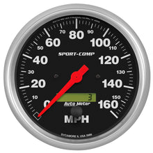 Load image into Gallery viewer, AutoMeter 3989 Traditional incandescent lighting illuminates around the perimeter of the dial