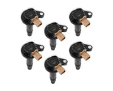 ACCEL 140646K-6 Ignition Coil - SuperCoil-2010-2016 Ford EcoBoost 3.5L V6- 6-Pack (3-Pin)- Black