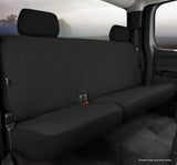 FIA SP82-67BLACK SP80 Series - Seat Protector Poly-Cotton Custom Fit Rear Seat Cover - Black
