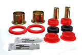 Energy Suspension 43133R Axle Pivot Bushing Set; Red; Rear; Performance Polyurethane;