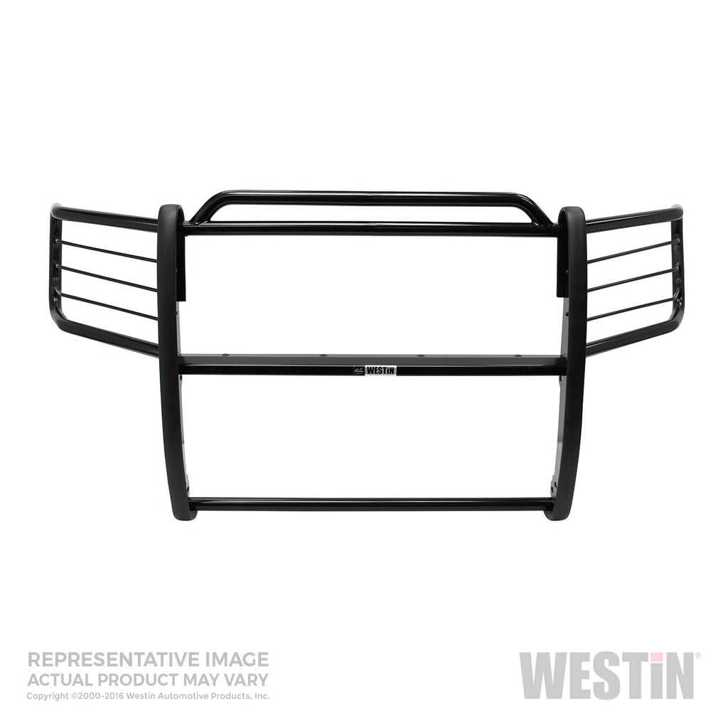 Westin 40-2275 Sportsman Grille Guard; Black; Steel; Double Hood Bar;