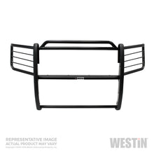 Load image into Gallery viewer, Westin 40-2375 Sportsman Grille Guard; Black; Steel; Double Hood Bar;