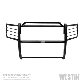 Westin 40-2375 Sportsman Grille Guard; Black; Steel; Double Hood Bar;