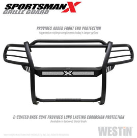 Westin 40-32075 Sportsman X Grille Guard; Textured Black;