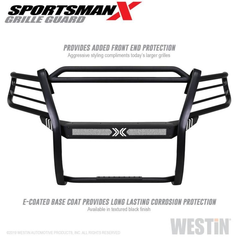 Westin 40-33845 Sportsman X Grille Guard; Textured Black;