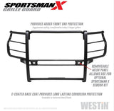 Westin 40-33995 Sportsman X Grille Guard; Textured Black;