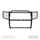 Westin 40-3625 Sportsman Grille Guard; Black; Steel; Double Hood Bar;