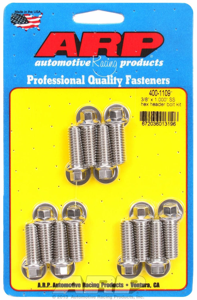 ARP 400-1109 HEX HEADR BOLT KT