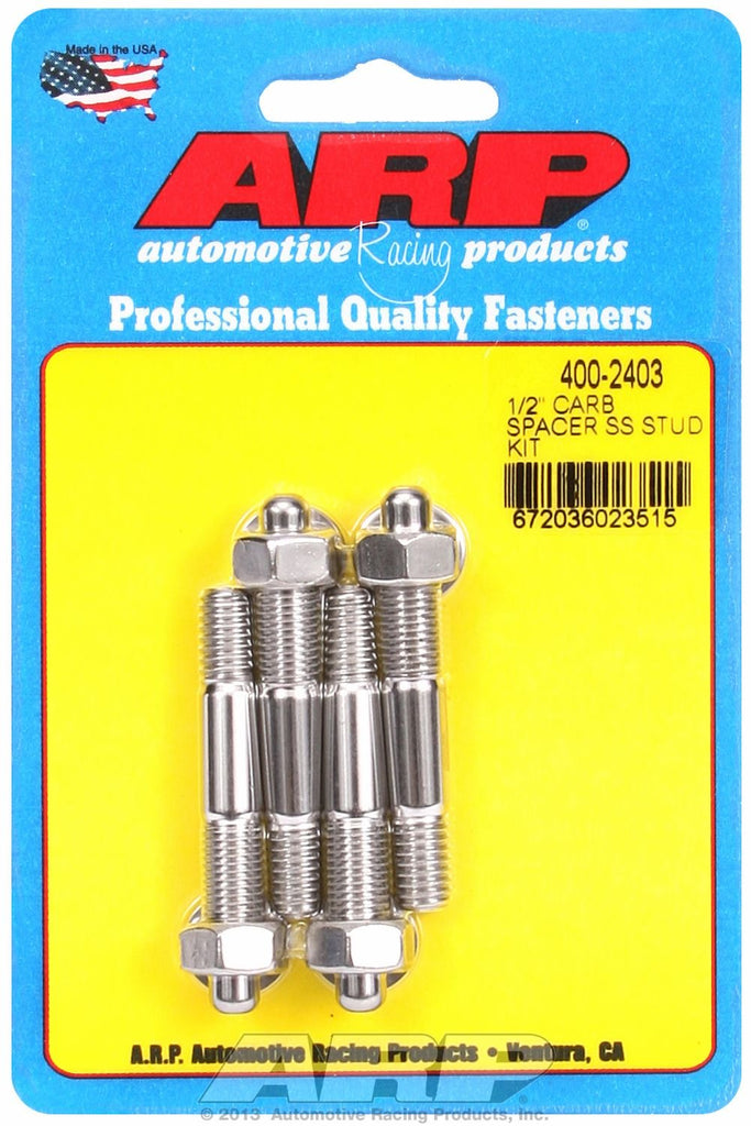 ARP 400-2403 1/2' CARB SPCR SS STUD