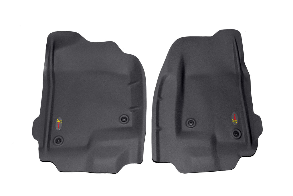 Lund 400601 Catch-All Xtreme Floor Mat - Front, 2-Piece Set; Black