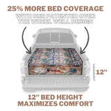 AirBedz PPI-402 Full Size 6-6.5ft Truck Air Mattress with Built in Pump and Rechargeable Battery