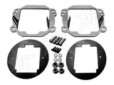 RIGID Industries 40138 2007-2015 Jeep JK Fog Mount Kit, Fits Any D-Series Or Radiance Pod Lights
