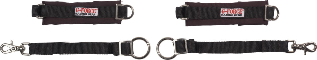 G-FORCE Racing Gear 4087JNRBK ARM RESTRAINTS JR BLACK