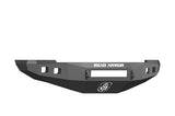 Road Armor 408R0B-NW Stealth Non-Winch Front Bumper; Steel; Satin Black; Square Fog Light Holes;