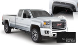 Bushwacker 40974-34 Pocket/Rivet Style Painted Fender Flares Onyx Black Smooth Finish 0