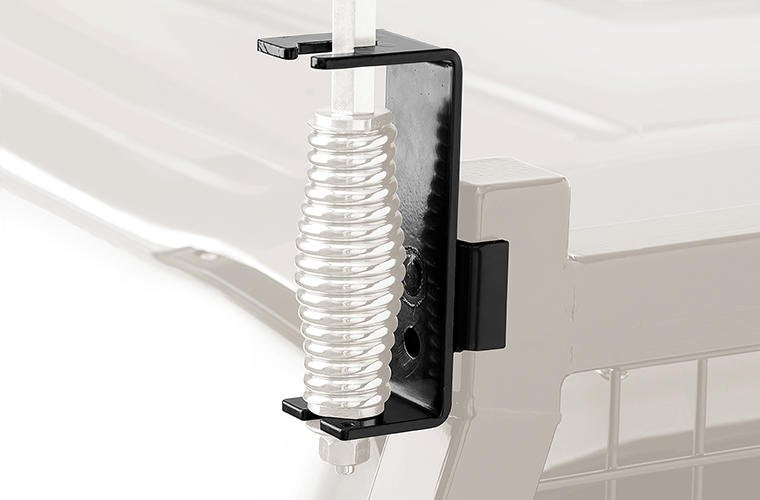 RealTruck Backrack 41008 Mining Whip Bracket; Attaches Mini/Buddy Whips;