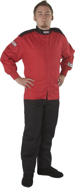 G-FORCE Racing Gear 41264XLRD GF125 JACKET 4XL RED