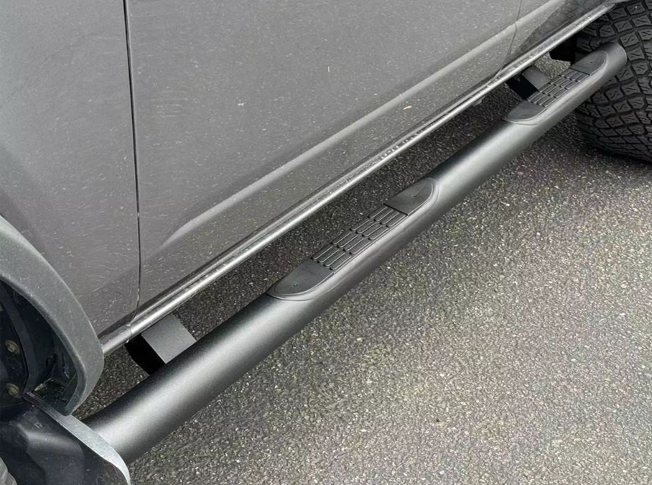Go Rhino 4129T 4000 Series Side Steps with Mounting Brackets Kit - Textured Black Powder Coat