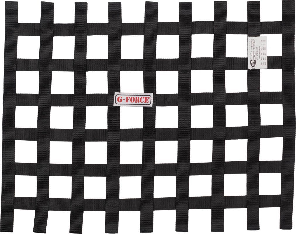 G-FORCE Racing Gear 4131BK RIBBON WINDOW NET BLACK