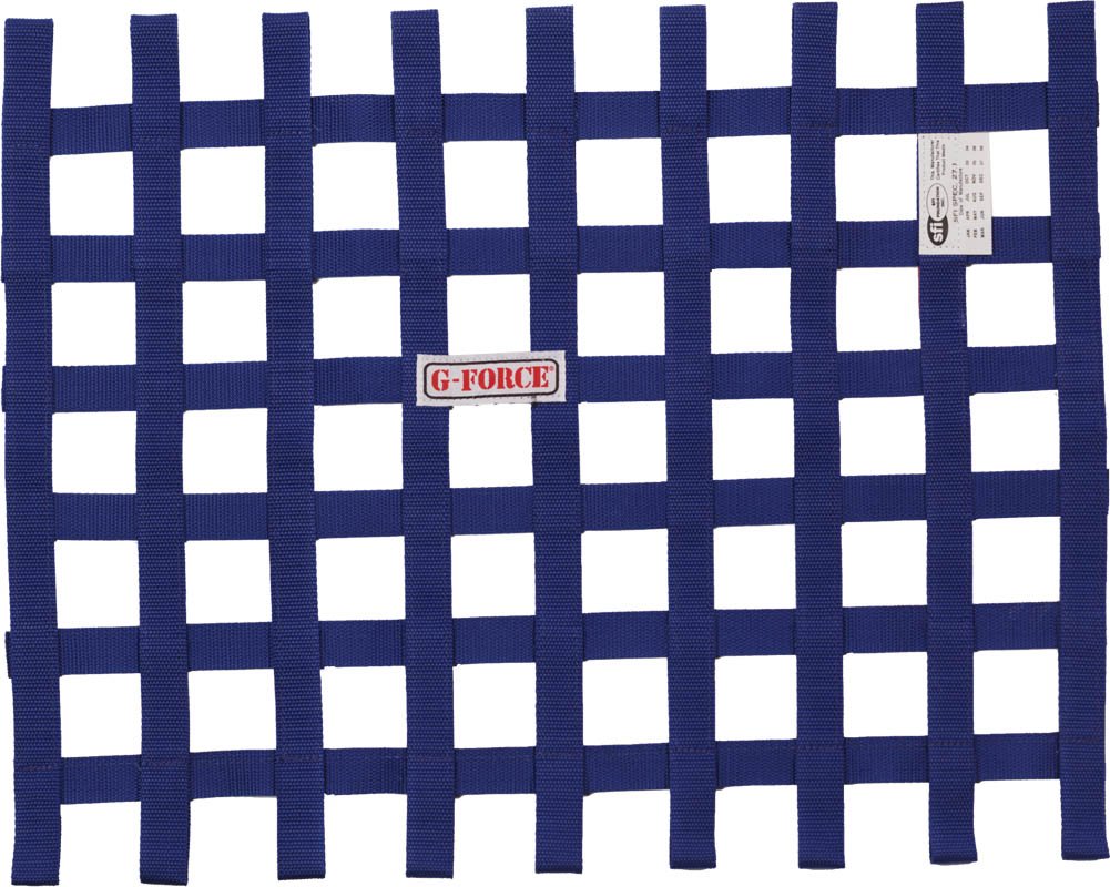 G-FORCE Racing Gear 4131BU RIBBON WINDOW NET BLUE