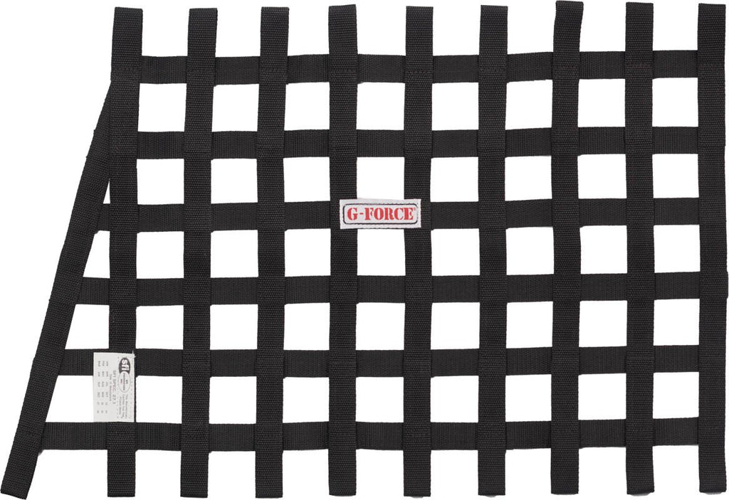 G-FORCE Racing Gear 4134BK ANGLE RIBBON WINDOW NET BLACK