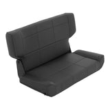 Smittybilt 41515 Seat - Rear - Fold & Tumble - Denim Black