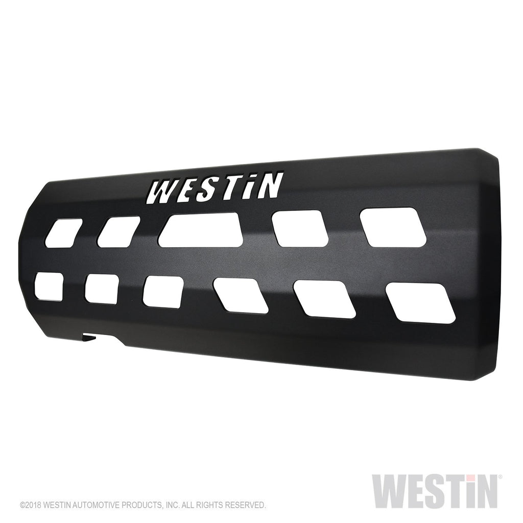 Westin 42-21105 Muffler Skid Plate; Textured Black Finish;