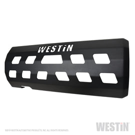 Westin 42-21105 Muffler Skid Plate; Textured Black Finish;