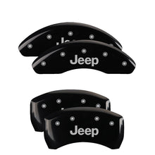 Load image into Gallery viewer, MGP Caliper Covers 42013SJEPBK Set of 4: Black finish, Silver JEEP