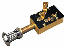 Load image into Gallery viewer, SEA DOG 420410-1 BRASS 3-POS SWITCH OFF/ON/ON 1