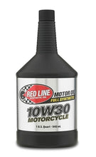 Load image into Gallery viewer, 10W30 Motorcycle Oil Synthetic 1 Quart Red Line Oil