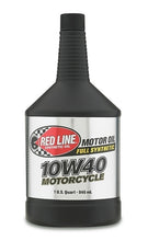Load image into Gallery viewer, 10W40 Motorcycle Oil Synthetic 1 Quart Red Line Oil