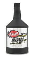 Load image into Gallery viewer, 80W Motorcycle Gear Oil Synthetic With Shockproof 12 Quart Red Line Oil